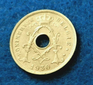 1930 Belgium 5 Centimes - Rare KEY DATE - BELGIE - See Pictures - Picture 1 of 2