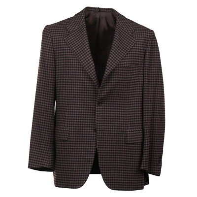 Kiton Modern-Fit Layered Check Cashmere Sport Coat 44R (Eu 54) NWT $7695 - Image 1 of 4