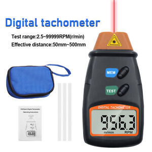 Handheld Non Contact Digital Photo Laser Tachometer Rotation Speed Meter AU