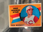 1960 Topps #146 Ted Wieand Cincinnati Reds Rookie Baseball Card Nm/Mt