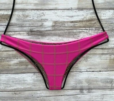 ACACIA SWIMWEAR GUAVA POP TOPLESS STITCHED WAIKOLOA BIKINI BOTTOM P/XS NEW $101 - Imagem 1 de 4