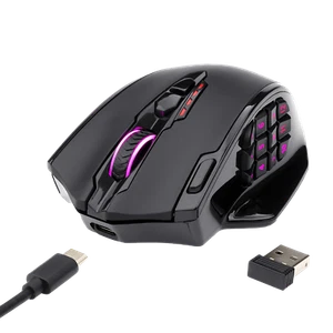 2.4G Wireless Gaming Mouse 16000DPI RGB Gaming Mouse With 16 Programmable Button - Picture 1 of 12