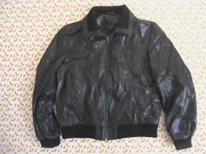 Blouson Redskins en Cuir de Buffle Noir Moto vintage Veste Vintage Femme - L - Imagen 1 de 12