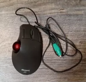 Microsoft Trackball Explorer 1.0 Fully Tested PS/2USB X08-70390 PC Mouse Used - Picture 1 of 6