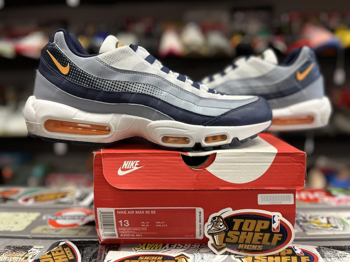 Nike Air Max 95 SE Navy Orange for Sale | Authenticity Guaranteed