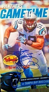 Luke Kuechly Autogramm signed GameDay Programm Carolina Panthers NFL - Bild 1 von 2