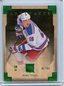 2013-14 Artifacts Emerald #52 Marc Staal 41/99