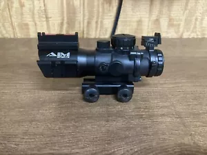 AIM SPORTS PRISMATIC SERIES 4X32MM RIFLESCOPE W/ RAPID RANGING RETICLE - Picture 1 of 3