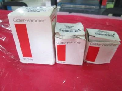 lot of Cutler Hammer 10250T416 ILLUM PUSHBUTTON 10250TA15 GUARD 10250T1 BLOCK - Image 1 of 4