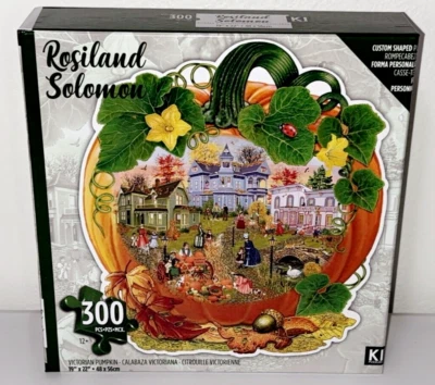 300 pc Jigsaw Puzzle Rosiland Solomon - Victorian Pumpkin - New Sealed - Image 1 of 4