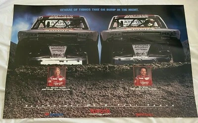 IVAN STEWART & ROD MILLEN 海报 * * - 25 英寸 x 39 英寸 - 丰田赛车运动 - BFGoodrich — 第 1/4 张图片