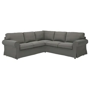 IKEA UPPLAND 4-Sitzer Schnittbezug Hakebo dunkelgrau 805.298.70 NEU offener Karton - Bild 1 von 3