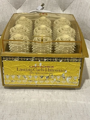 Vtg Lady Schick Lasting Curls Hairsetter Beautifying Mist Works No Pins - Image 1 of 4