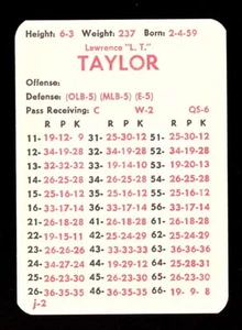 1983 APBA Season w/ XF (37 Cards) Team Set - NEW YORK GIANTS - Picture 1 of 5