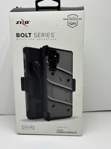 zizo bolt series holster case compatible with galaxy note 10 gray shockproof - Picture 1 of 4