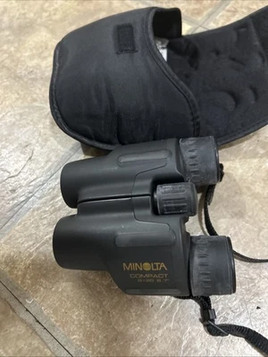 Minolta Compact Binoculars 8x25 6.7" with Black Belt Carry Case - Image 1 of 3
