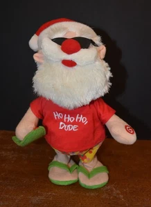 Batteriebetrieben Tanzen Sprechen Surfen Hawaiian Santa SURFER 12,75" AUSWISCHBAR - Bild 1 von 13