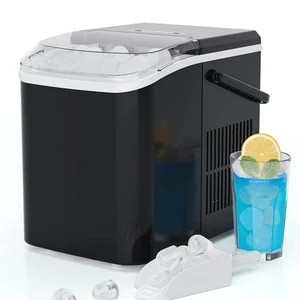Portable Countertop Self-Cleaning Ice Maker Machine 26.5lb/Day Ice Two Ice Sizes - Picture 1 of 9