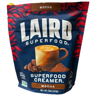 Crema de café no láctea Laird Superfood moca 8 oz, vegana, sin OGM BB 03/2027 Foto 1 de 3