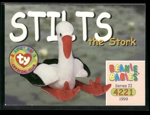 1999 Ty Beanie Babies II #228 Stilts the Stork - Picture 1 of 2