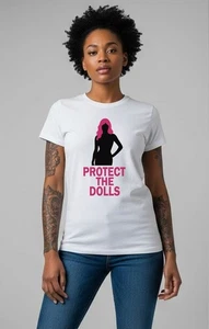 Protect the Dolls T-Shirt Pedro Pascal Inspired 2025 LGBTQ community Trans - Picture 1 of 6