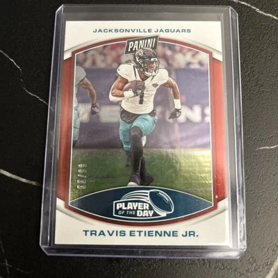 2023 Panini Player of the Day - Travis Etienne  /99 Jacksonville jaguars  - Image 1 of 4