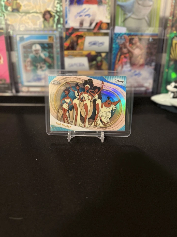 2025 Topps Chrome Disney The Muses Teal Refractor #/299 Hércules #48 Foto 1 de 1
