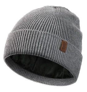 Winter Beanie for Men Women, Fleece Lined Beanie Soft Warm Knit Hat Ski Stock... - Picture 1 of 6