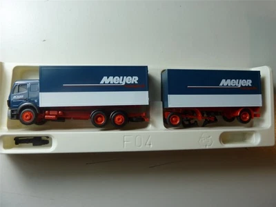 Mercedes Benz 1/87 SK rimorchio "Meyer Spedition" AWM 70145 HO MERCE NUOVA... - Immagine 1 di 4