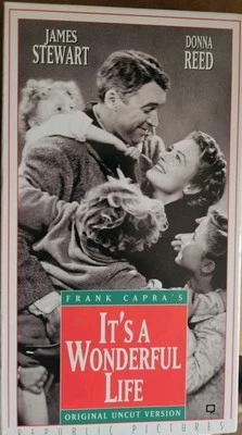 It's A Wonderful Life Original Uncut Version VHS Estate Item As Is Cond Good SHD - Image 1 of 3