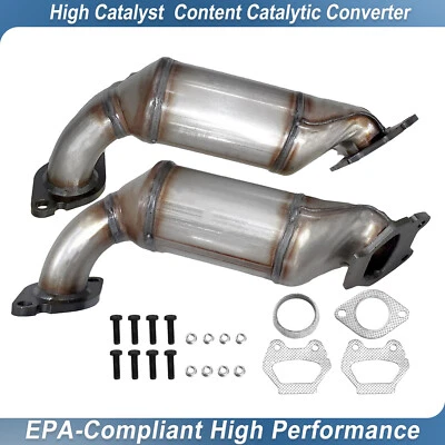 Pair Catalytic Converter For 2011 - 2014 Chrysler Town & Country 3.6L EPA - Imagem 1 de 4