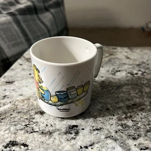 Vintage Winnie the Pooh plastic mug / dishwasher safe Walt Disney Productions - Picture 1 of 4