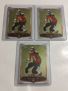 Tarjeta de novato Mike Evans 2014 Topps cromada #185, ¡lote de 3! - Imagen 1 de 1