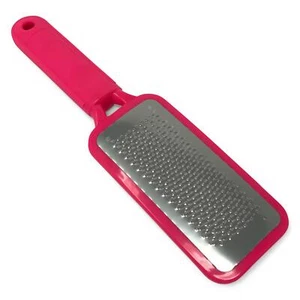 Foot File Scraper Rasp Hard Dead Dry Skin Remover Grater Callus Pedicure Pink - Picture 1 of 7