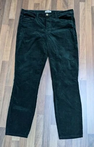 L'Agence Margot Skinny Velvet Pant Women's 29 Green High Rise Skinny USA Made (K - Picture 1 of 14