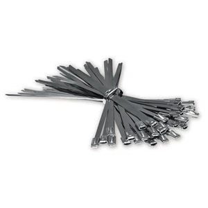 25x metal cable ties cable ties steel strap stainless steel 4.6x290mm (0.19 EUR/pcs) - Picture 1 of 1