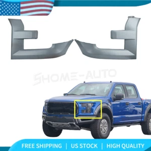 Set of 2 Front Grille Molding Unpainted For 2015-2017 FORD F-150 F150 NEW - Picture 1 of 9