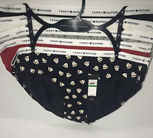 Women’s Tommy Hilfiger 5 Pack Bikini Panties Underwear ,Large NWT