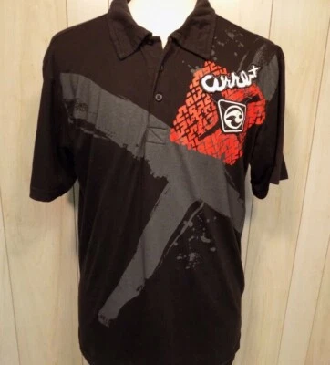 Current Men's Polo Shirt Size XL Short Sleeves Black - Image 1 of 4