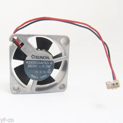 4pcs SUNON KD0503AFB3-8 30x30x10mm 3010 5V 0.3W Aluminum Frame DC Cooling fan - Image 1 of 4