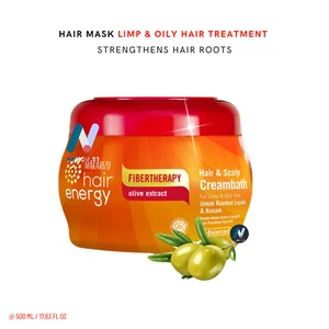 MAKARIZO Hair Mask Olive Keratin Limp Hair Treatment Strengthens Hair Root 500ml - Picture 1 of 16