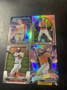 (4x) Adley Rutschman Lot 2024 Topps Chrome Update ASG 2023 Bowman Chrome Mega Rc - Picture 1 of 1
