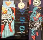 DC comics Superman socks Ladies think I'm fly logo Smile new mens size 6-12