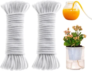 100Ft 1/4 Inch Self Watering Capillary Wick Cord Vacation Plant Waterer Rope - Picture 1 of 9