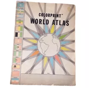 Colorprint World Atlas With Global Flags & Geography - Bild 1 von 2