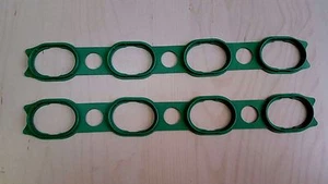 Porsche Cayenne '03-'06 Manifold to Head Intake Manifold Gasket Set of 2 New - Picture 1 of 3
