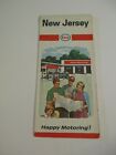 Vintage 1965 Sleepy Hollow Esso New Jersey State Highway Gas Station Road Map~BG