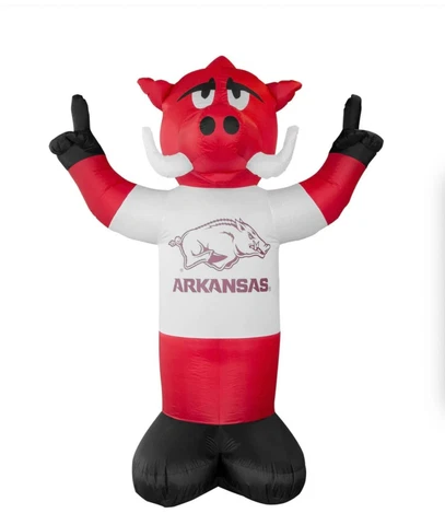 Arkansas Razorbacks "Tusk" Mascot 7' Tall Indoor/Outdoor Yard Inflatable Cover