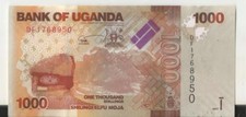 UGANDA - 1000 Shillings - UNC African Currency - P49e, Antelope, Best offer