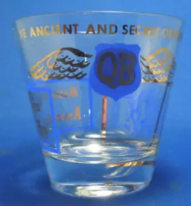 Vintage Quiet Birdmen Baltimore Annual Crab Feast Glass- Secretive Aviators Club - Picture 1 of 9